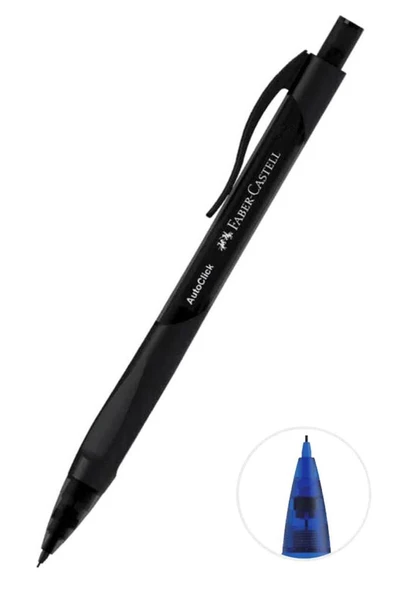 Autoclick Uçlu Kalem 0.7 mm 1 Adet Faber 07 mm Auto Click Mekanik Uçlu Kalem Canlı Renkler Versatil Kalem - 3