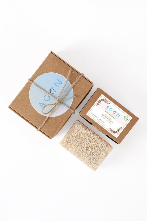 100 El Yapımı Doğal Kabak Lifli Eşek Sütlü Sabun 120 gr - 2