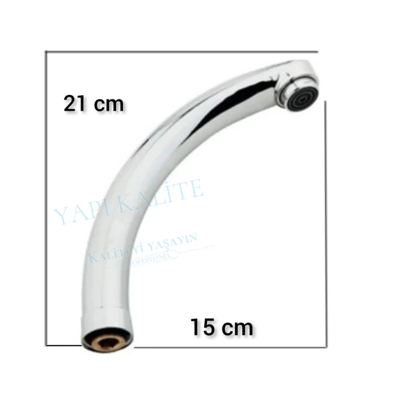 Mix Lavabo Kuğu Borusu Kısa mixkısa - Resim 2