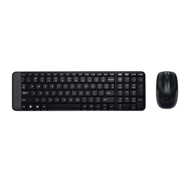 LOGITECH MK220 KABLOSUZ TÜRKÇE KLAVYE & MOUSE SETİ-SİYAH 920-003163