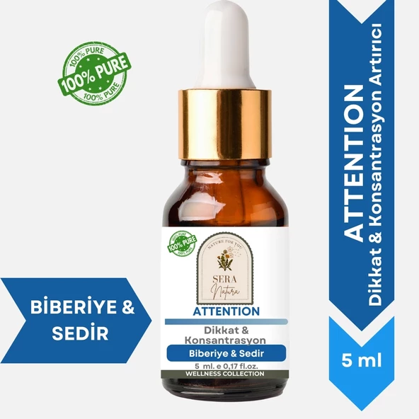 ATTENTION Dikkat & Konsantrasyon Arttırıcı Aromaterapik Yağ 5 ml. %100 Saf - 2