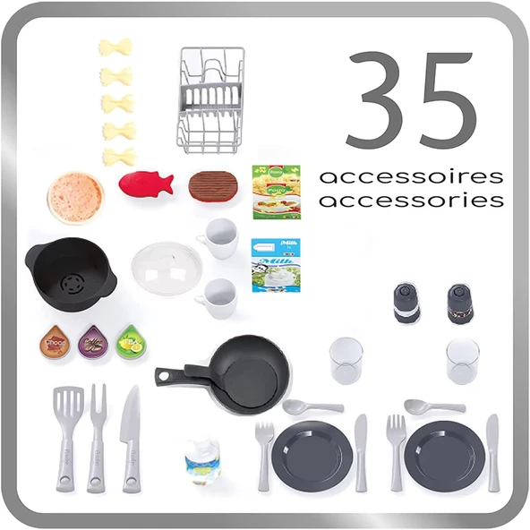 Smoby Kitchen Tech Edition Mutfak Seti 7600311052 - 4