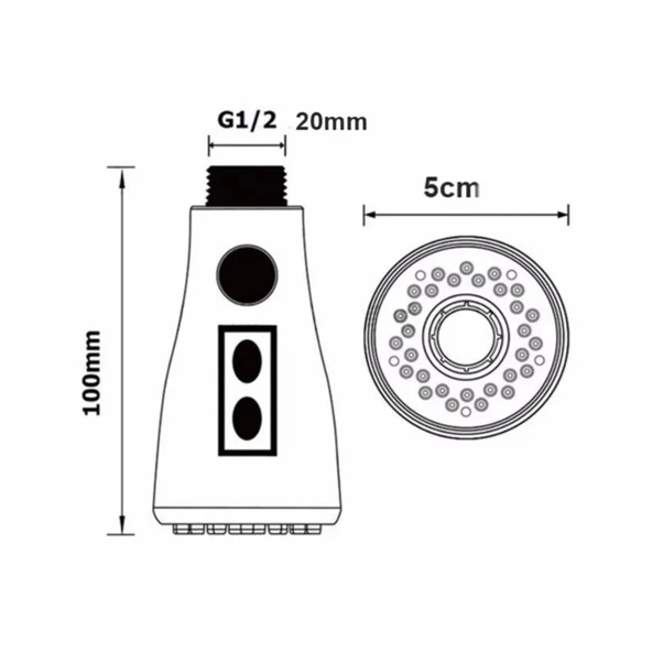 Karizma Lüx Endüstriyel Spiralli Mutfak Evye Bataryası El Duşu 3fonksiyonlu - Resim 5