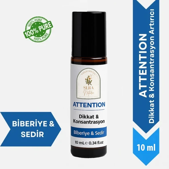 ATTENTION Dikkat & Konsantrasyon Arttırıcı Aromaterapik Yağ 10 ml. %100 Saf - 2