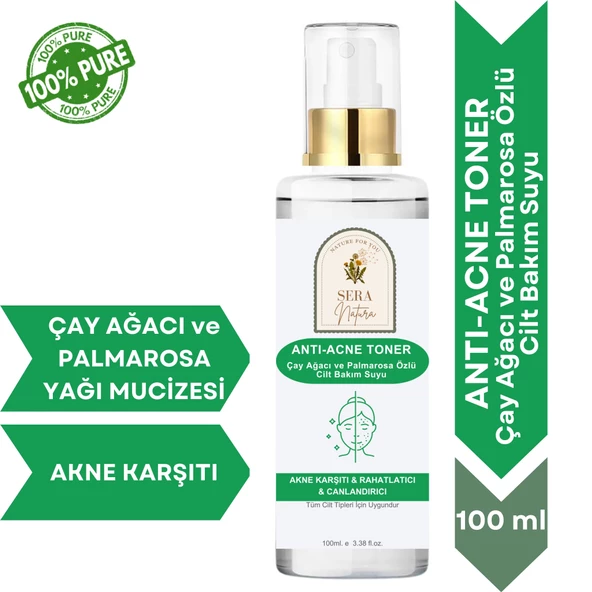 ANTI-ACNE TONER Çay Ağacı ve Palmarosa Özlü Cilt Bakım Suyu - 2