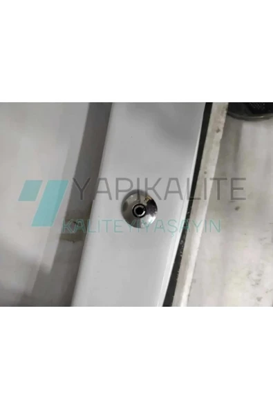 Paslanmaz Küresel Uçlu Egimli Geniş Başlıklı Önden Vidalı Klozet Taharet Çubuğu Ucu Perletörü - Resim 3