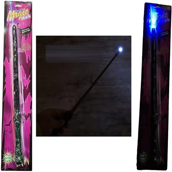 MİRACULOUS MAGİC STİCK MAGİC ANSWERS WAND SESLİ IŞIKLI SİHİRLİ ÇUBUK IŞIKLI SESLİ SİHİRBAZ ÇUBUĞU - Resim 2