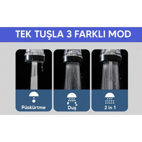 Çok Fonksiyonlu Musluk Başlığı - 2