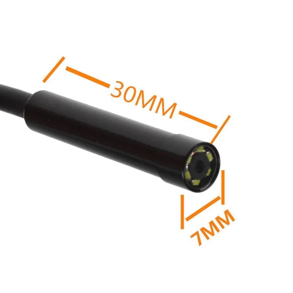 Endoskop 3 in 1 Yılan Kamera USB Micro Usb Type-C Uyumlu 20M - 4