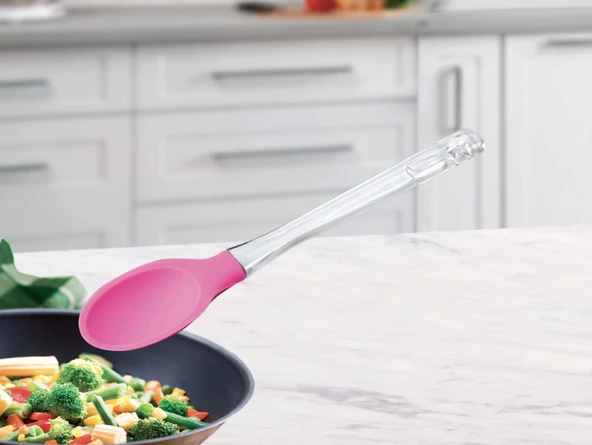 Silikon Yemek Salata Kaşığı 30 Cm