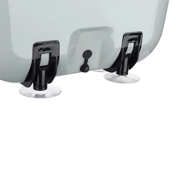 Su Tasarrufu Sağlayan Pratik Vantuzlu Bulaşık Yıkama Fırçası - Resim 4