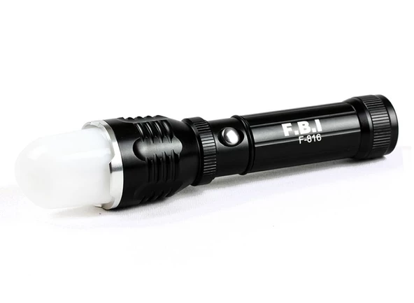 F.B.I BF-816 CREE LED + Zoom + Mıknatıslı Şarjlı El Feneri - 3