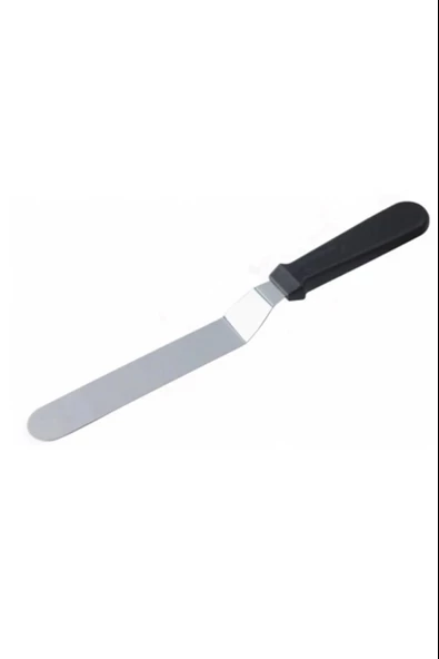 Eğik Pasta Sıvama Spatulası Metal 33 Cm - 2