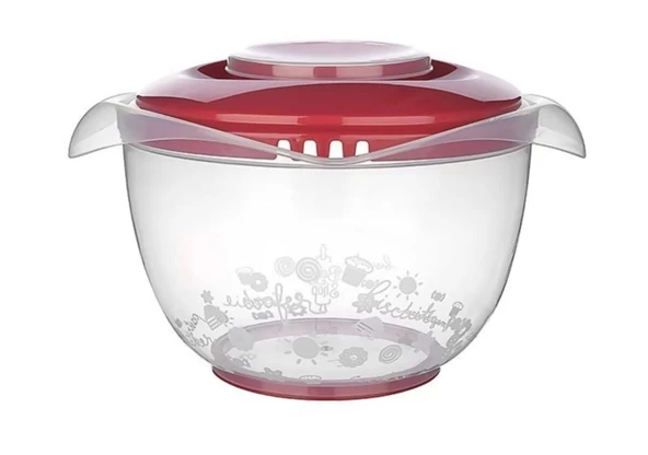 Mikser Kabı 3 Lt Özel Koruma Kapaklı Sıçratmayan - Resim 2