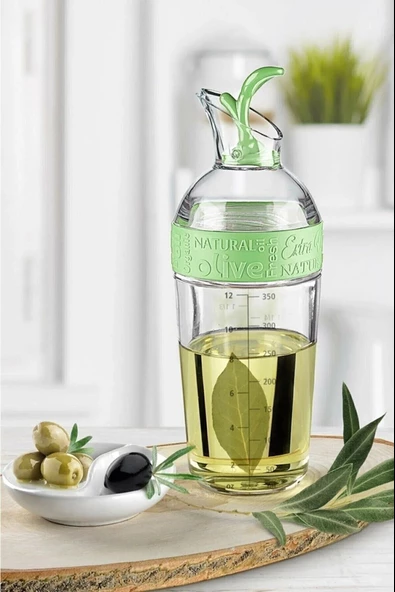 Fresh Ölçülü Akrilik Yağlık Sirkelik Sosluk 350 ML - Yeşil