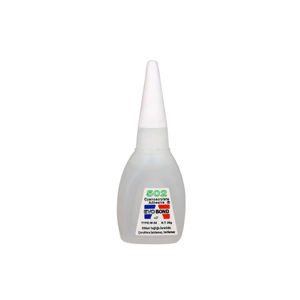 EvoBond 502 Japon Yapıştırıcısı Süper Glue 20 Gr - 3