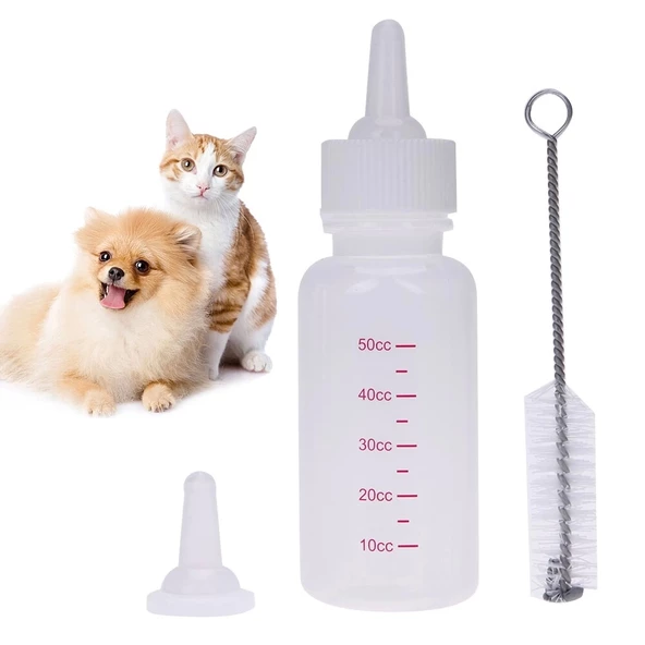 Yavru Kedi ve Köpekler  İçin Pet Biberon Seti - 2