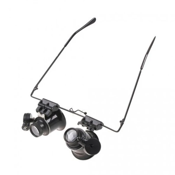 Gözlük Model Çıft Led Aydınlatma Saat Onarımı Için Harika Büyüteç TG-53-vice/(1395) 440 - 2