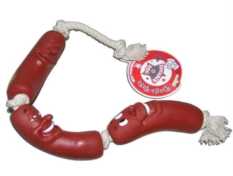 Köpekler İçin Oyuncak Sosis - Resim 2