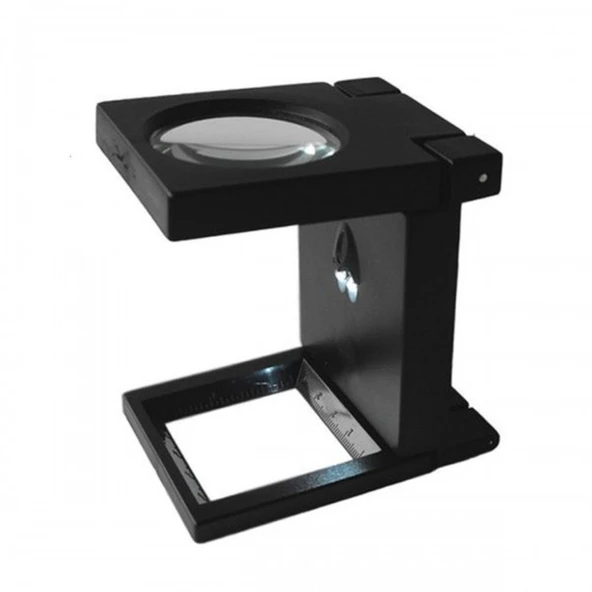 Katlanır Plastık Led Işıklı Test Cıhazı Büyüteç 2.5X90Mm TG-53-vice/(1395) 446 - Resim 4