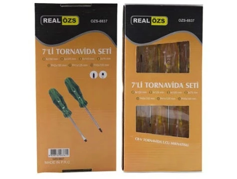 Mıknatıs Uçlu Tornavida Seti (7li) - Resim 5