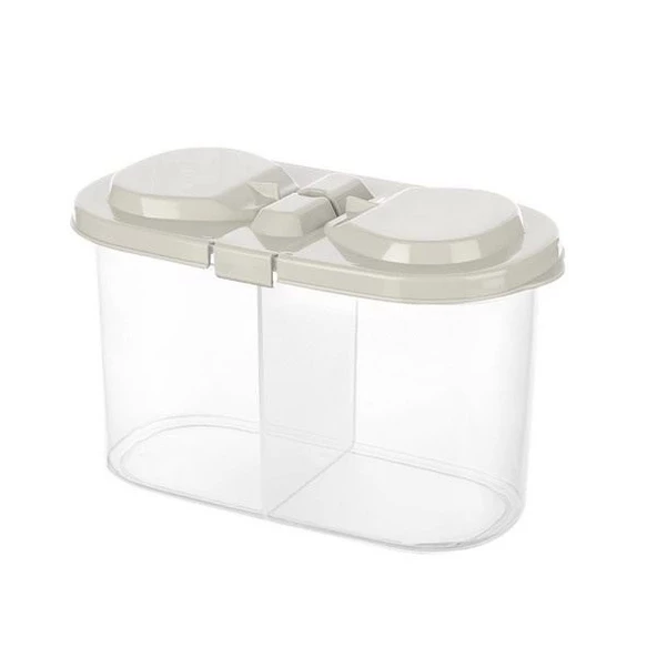 2 Bölmeli Saklama ve Erzak Kabı 1200 ML - 2