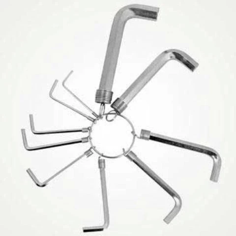 Allen Anahtar Takım Altı Köşeli 10 Parça Alyan - Resim 2