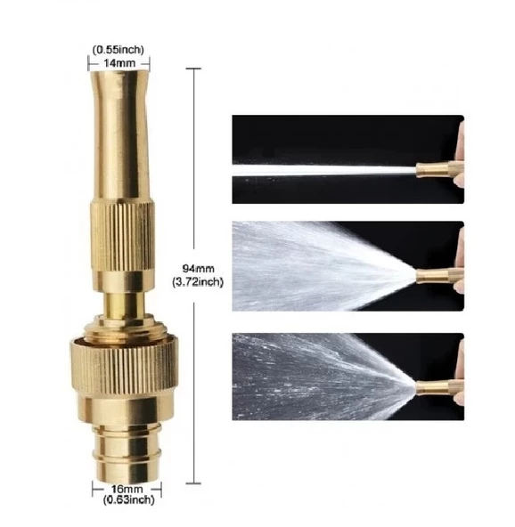 Kelepçeli Hortum Tazyik Aparatı -Bahçe Araç Balkon Yıkama Aparatı - Resim 2