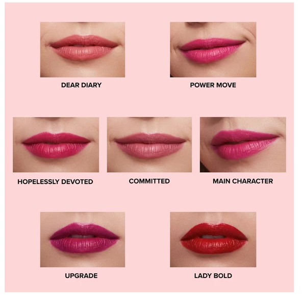 TOO FACED Lady Bold Pigment Cream Lipstick Main Character  - Ruj - Resim 3