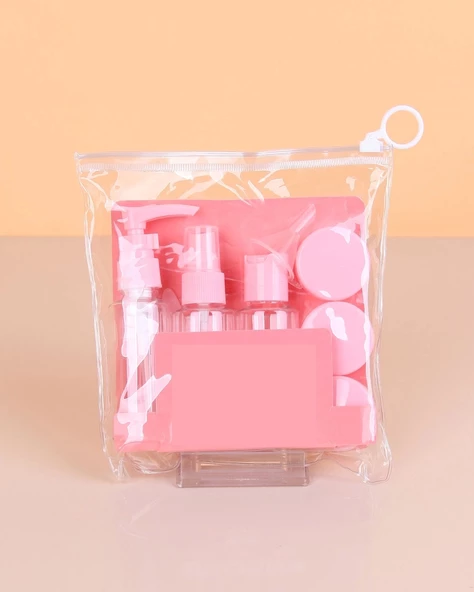 Parfüm Şişesi - Kozmetik Şişesi - 8 li Seyahat Doldurulabilir Kozmetik Seti - 3