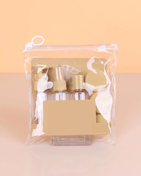 Parfüm Şişesi - Kozmetik Şişesi - 8 li Seyahat Doldurulabilir Kozmetik Seti - 2