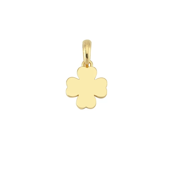 14 Ayar Altın Yonca Kolye Ucu 0,67 gr