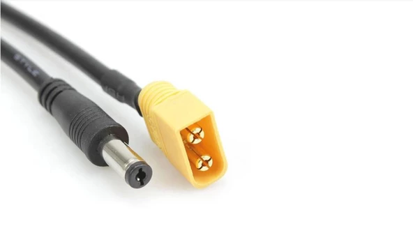 DC Jack - Erkek XT60 Dönüştürücü Kablo 1 Metre