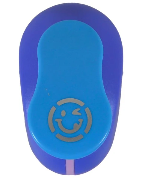 Kamei Şekilli Delgeç Tatlı Gülen Yüz 1.3 cm KM8805 - Resim 5