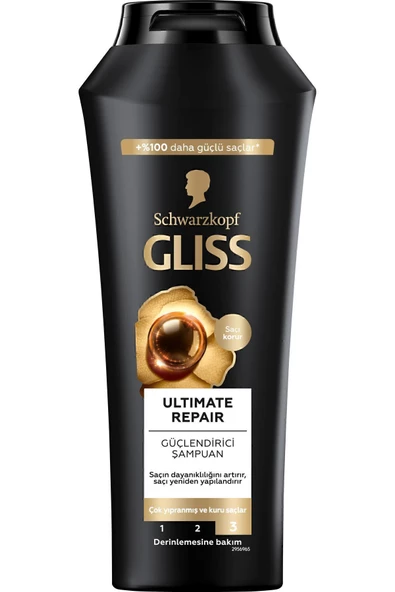Gliss Ultimate Repair Güçlendirici Şampuan 400 ML - Resim 2