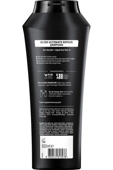 Gliss Ultimate Repair Güçlendirici Şampuan 400 ML - Resim 3