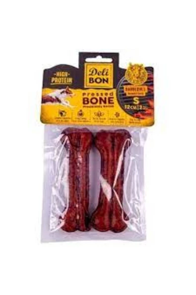 DELİBON DERİ PRES KEMİK 12CM S BOY 2Lİ PAKET BARBEKÜ 12CMX2AD.