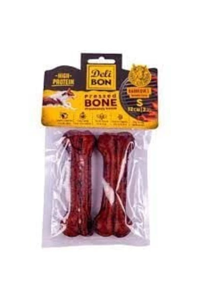 DELİBON DERİ PRES KEMİK 12CM S BOY 2Lİ PAKET BARBEKÜ 12CMX2AD. - 2