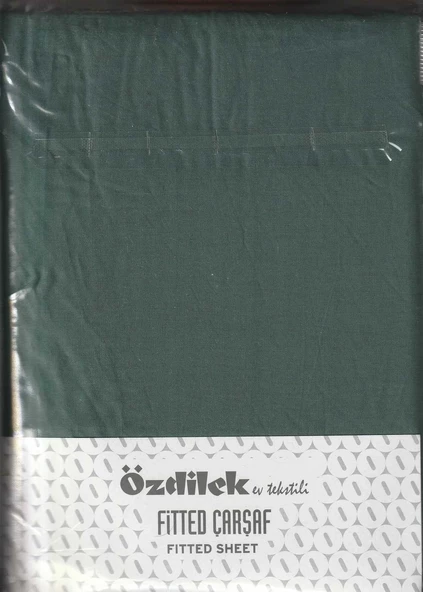 Özdilek Çarşaf Lastikli Yastıklı Ranforce 160*200 Zumrut Colourıst