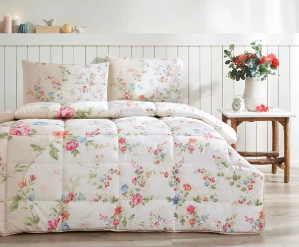 Özdilek Uyku Seti Nev Tek Kişilik Krem Rosa Gallıca