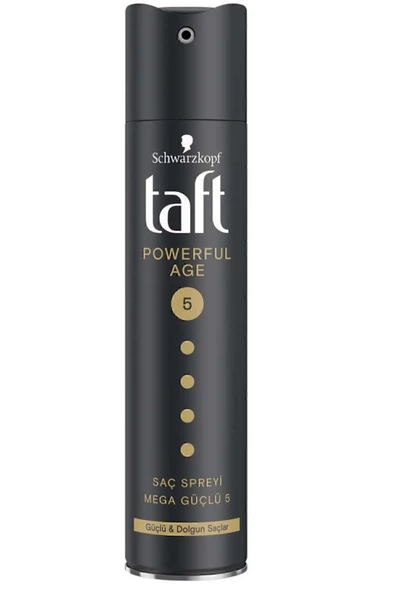 Taft Pawerful Age 5 Mega Güçlü Saç Spreyi 250 ML - 2