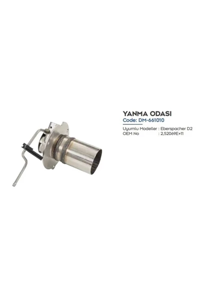 Eberspacher Uyumlu Isıtıcı Yanma Odası D2 Model 661010