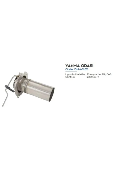 Eberspacher Uyumlu Isıtıcı Yanma Odası D4 Model 661011