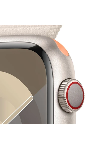 Apple Watch Series 9 GPS + Cellular 45mm  Alüminyum Kasa ve Yıldız Işığı Spor  Akıllı Saat (Apple Türkiye Garantili) - 3