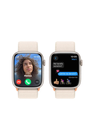 Apple Watch Series 9 GPS + Cellular 45mm  Alüminyum Kasa ve Yıldız Işığı Spor  Akıllı Saat (Apple Türkiye Garantili) - 5