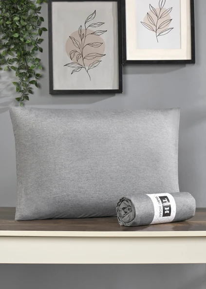 Tabu Home İpliği Boyalı Antrasit Tek Kişilik Lastikli Çarşaf - 2
