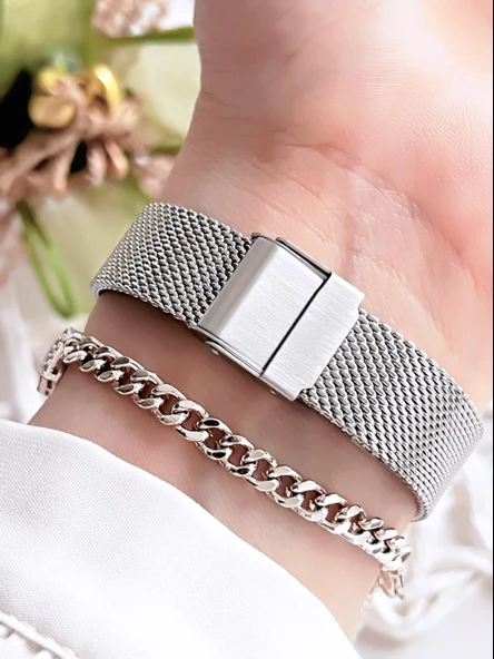 Ferrucci Çelik Kordon 2 Yıl Garantili Yeni Sezon 30 Mt Suya Dayanıklı Kadın Kol Saati BFC.03442.01 - 3