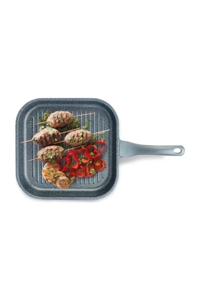 Thermoad Kare Tava 28cm Gri - 3