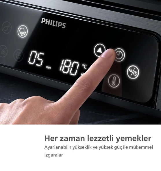 Philips HD6307/70 7000 Serisi Contact Grill 2200 W Izgara & Tost Makinesi - 6
