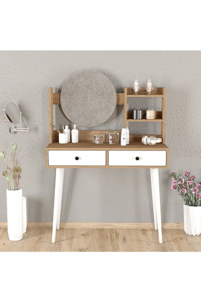 Roewood Efsane Makyaj Masası Ahşap - 3
